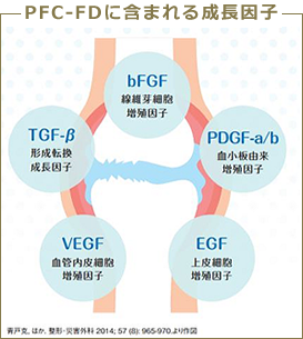 PFC-FDに含まれる成長因子